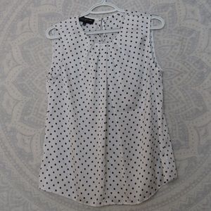 Jones New York Black & White Tank Top